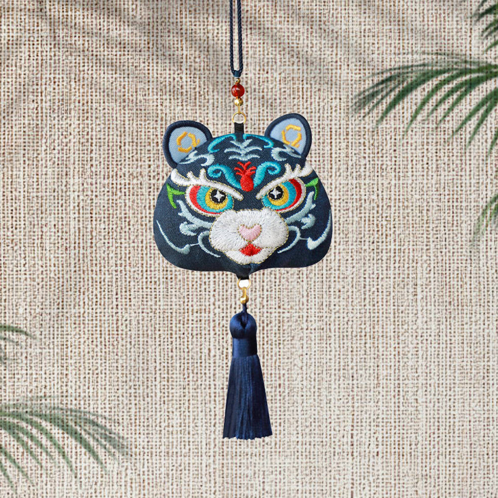 Sachet (hand-embroidered zodiac)-Ersujiuju（Calm）